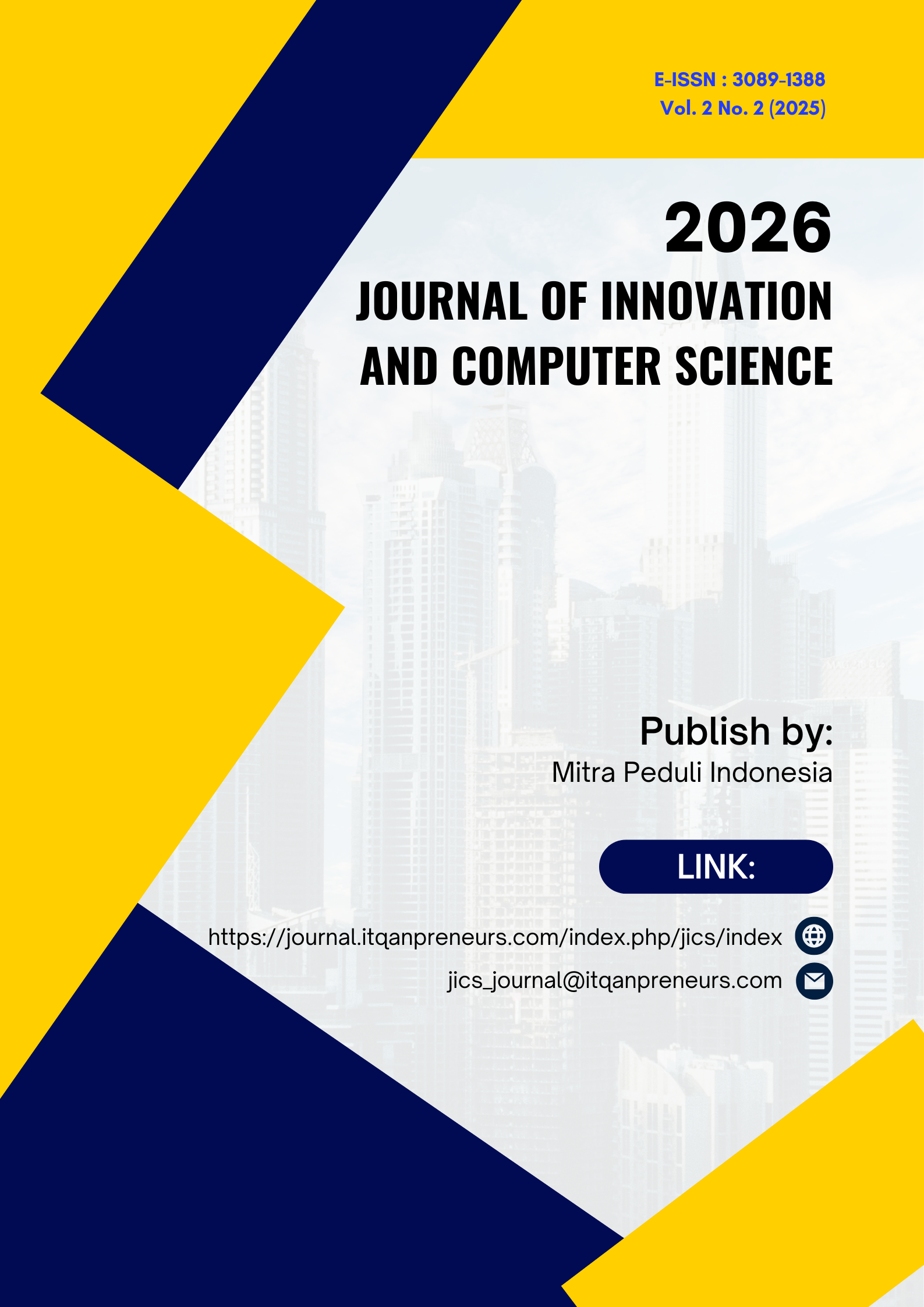					View Vol. 2 No. 2 (2026): Journal of Innovation and Computer Science
				